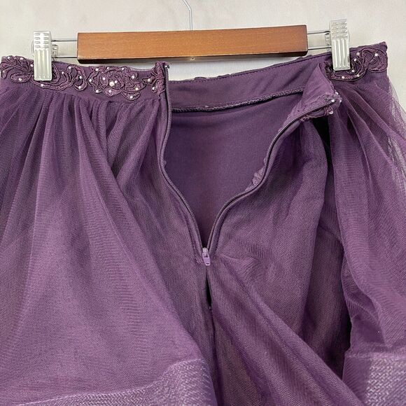 Say Yes To The Dress Mesh Skirt Juniors 11 Fairycore Whimsigoth Bling Tutu Glam - Picture 5 of 8